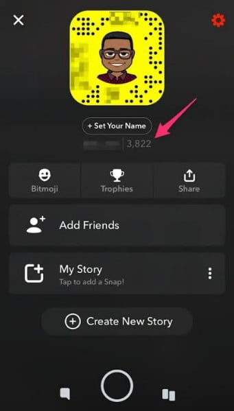 La méthode pour masquer les points dans Snapchat